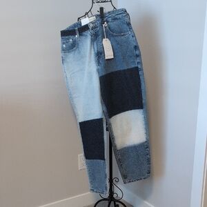 MUD Jeans Relaxed Patchwork Denim - Sustainable Organic Cotton - NWT
